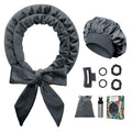 Gwabee Velvet Heatless Curls Overnight Hair Curlers to Sleep In - color: Grey