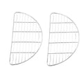 Small Half Round Cooling Rack 2 Pack - 7.9 x 4.1 inches - Stainless Steel