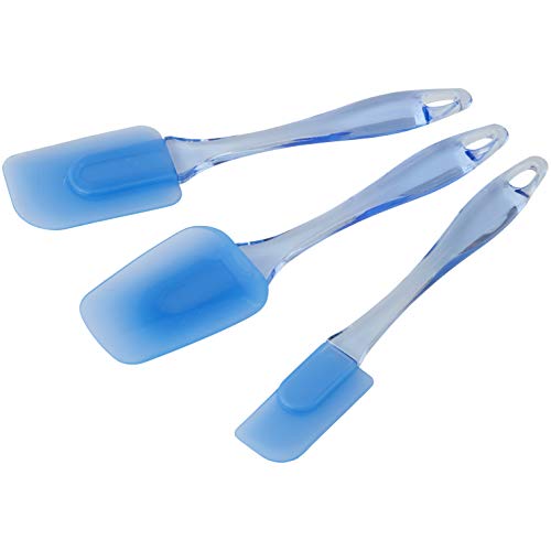 Wilton Easy Flex Silicone Spatula Set, Frosting, 3-Piece