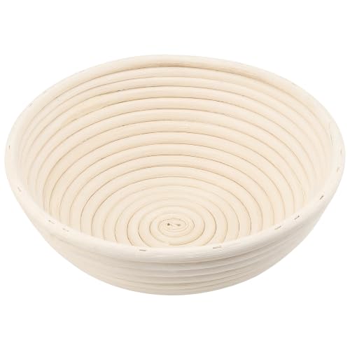 MANCHAP 4 Pcs 9 Inch Bread Proofing Basket, Round Dough Proofing Bowls and Liners for Sourdough Baking, Bread Rising, 23 x 8 cm
