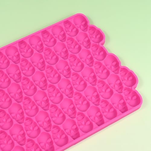 mostsom Silicone Mold 3D Hollow Out Lace Molds 3D Skull Cake Lace Mat Halloween Silicone Mould Fondant Mold Chocolate Stencil Cake Decorating Border Bakeware (K_ Skull Shape) - size: K_ Skull Shape