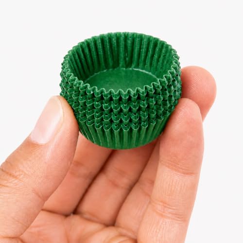 #5 Green Paper Candy Cup Cups 200 Pack Candy Making Supplies