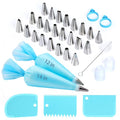 Piping Bags and Tips Set, Reusable Cake Decorating Kit