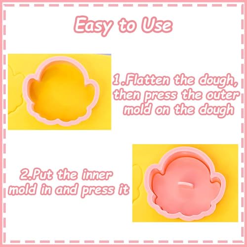 8 Mini Ocean Animal Cookie Cutters Set, 3D Raised Design Animal Embossing Stamps, Sea Lions, Jellyfish, Lobsters, Agouti, Octopus, Clown Fish, Pearl Clams Baking Molds(Ocean-2) - color: Ocean-2