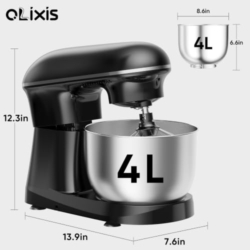 OLIXIS 4.2 Qt Stand Mixer, 10-Speed Tilt-Head Electric Mixer for Baking - size: 4.2 Quart