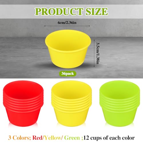 36 Silicone Puto Molder Filipino Medium-Size 2.36" Reusable