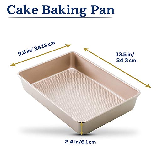 Ultra Cuisine 9x13 Inch Cake Baking And Brownie Pan - Baking Tray - size: 13.1 x 9.1 x 2.2