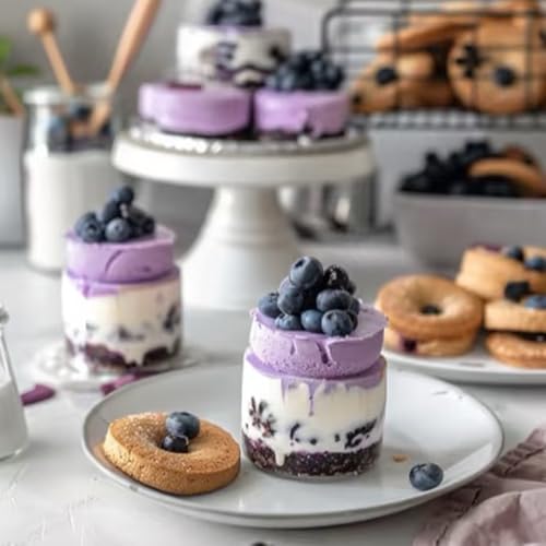 ZiXiang Blueberry Raspberry Cherry Strawberry Cake Fondant Molds Set Of 4 - color: Style A
