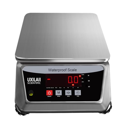 UXILAII Professional Waterproof Scale Stainless Steel Scale 110V 6kg 0.1g - size: 6kg0.1g
