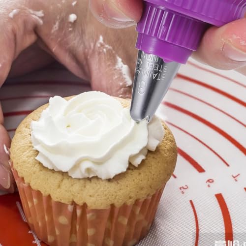 OUNONA Cookie Icing Squeeze Bottles 2 pcs Random Color Pp Material