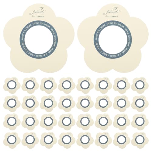 200pcs Drip-proof Ice-Pop Holder Paper for Boys and Girls Simple Drip-Free Ice Pop Paper Catcher for Ice Cream Cones and Party Buffet Displays