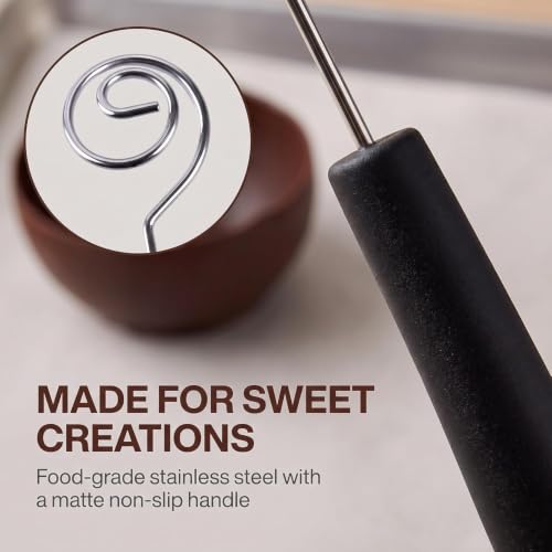 1Pc Black Candy Dipping Tools Set - Chocolate Dipping Fork & Fondue Forks - Stainless Steel Kitchen Gadget