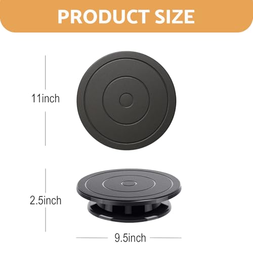 11 Inch Cake Turntable, Cake Decorating Turntable, Cake Spinner Stand