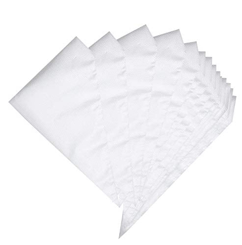 Piping Pastry Bag Pack of 200 Plastic Disposable Cream Pastry Bag Cake Icing Sugarcraft Cupcake Piping Decorating Tool For Baking Supplies (Medium 12'' 200pcs) - color: Medium 12'' 200pcs-White