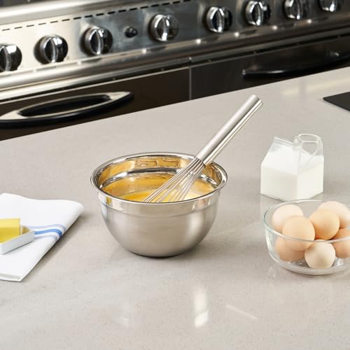 Restaurantware Stainless Steel French Whisk, 12 In - size: 12", style: French