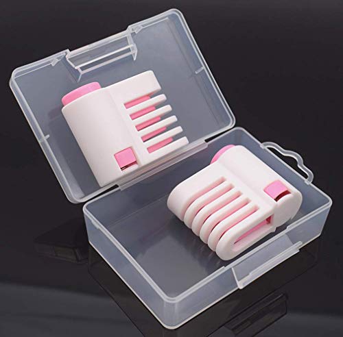 Yorwe 2PCS Cake Slicer Leveler, 5 Layers Bread & Toast Cutter (Pink) - color: Pink