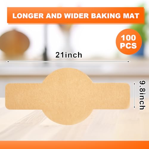 Marspark 100 Pcs Parchment Paper Bread Sling, Round - style: Round