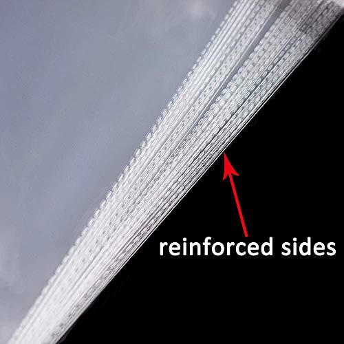 200pcs 6"x8" Clear Resealable Cellophane Bag Self Adhesive Seal - size: 6x8 Inch (Pack of 200)