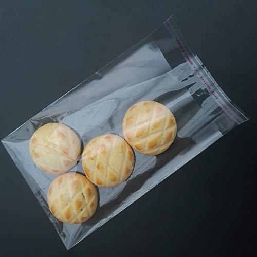 200pcs 5"x6" Clear Resealable Cellophane Bag Self Adhesive Seal - size: 5x6 Inch (Pack of 200)