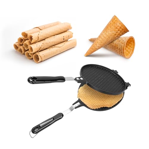 Topyond Cone Maker, Non-Stick Waffle for DIY Ice Cream Cones