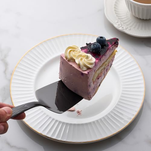 Black Stainless Steel Cake Cutter Set - color: Black