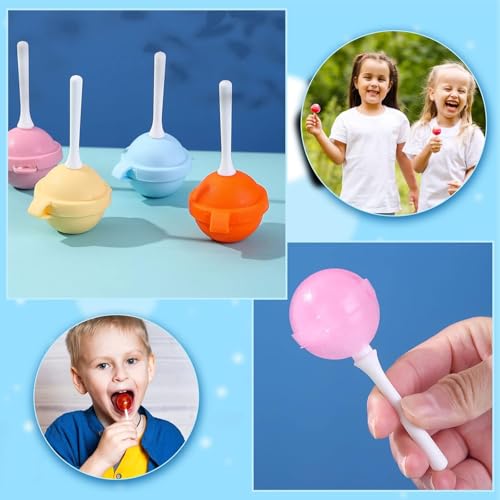 Silicone Lollipop Ice Cream Maker, Homemade Popsicle Molds, DIY Popsicle Maker for Kids, Lollipop Ice Cream Mold, Reusable Popsicle Molds
