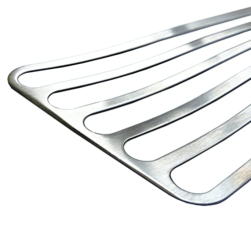 WALLFARM 11-Inch Fish Spatula, Flexible Stainless Steel Turner - size: 11 Inch