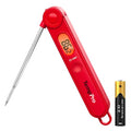 TempPro TempSwift 1 Sec Digital Meat Thermometer for Cooking - color: Bright red