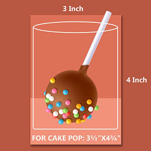 Morepack Cellophane Treat Bags 3x4 Inch 200 Pcs - size: 3x4 Inch (Pack of 200)