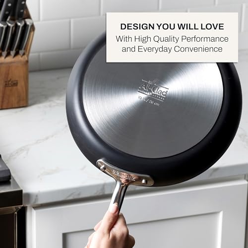 All-Clad HA1® Nonstick, 2-Piece Fry Pan Set, Induction Ready - size: 8" & 10" Fry Pan Set