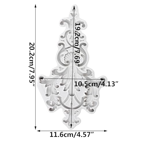 Lingzhi Baroque Fondant Molds Curlicues Scroll Lace Silicone Mold - color: Style P
