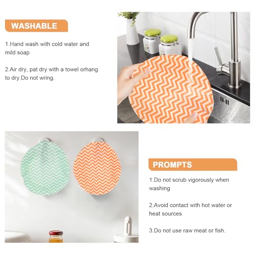 2Pcs 10inch Reusable Beeswax Elastic Bowl Covers for Bread Proofing - style: wavy