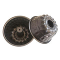 6 Inch Fluted Tube Cake Pan, Carbon Steel Small Ring Mold, Black - color: 6 Inch - Black - Fluted