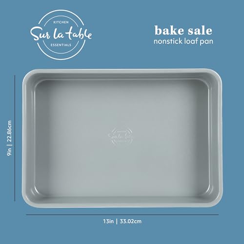 Sur La Table Kitchen Essential Bake Sale 9 X 13 Inch PFOA, PFAS, PTFE Free Nonstick Roaster/Cake/Baking Pan - Linen White - size: Roaster Pan (13" x 9")