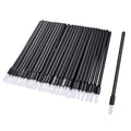 80 Pieces Mini Paint Brushes for PYO Cookies Multifunctional Disposable Paint Your Own Brushes Makeup Lip Brushes Nail Polish Brushes Lip Wands Applicators Lipstick Brush Lip Gloss -Black