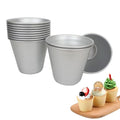 12 Pack Popover Pans, Individual Aluminium Large Muffin Molds