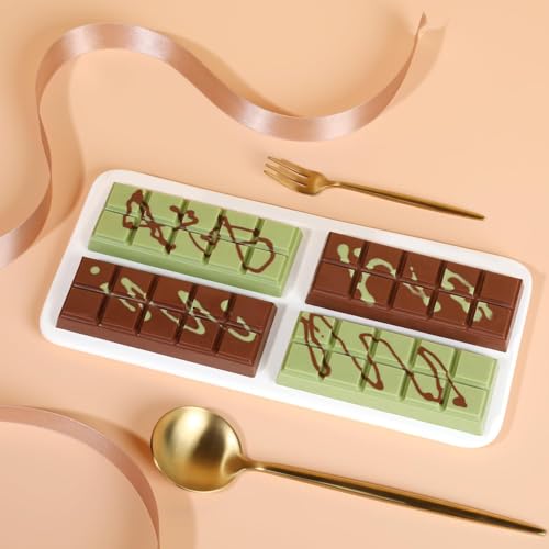 Chocolate Bar Mold - Non-Stick Chocolate Molds, Food Grade Silicone Deep Mold for Dubai Pistachio, Candy, Snacks - color: Choco: 1 PC, size: Square
