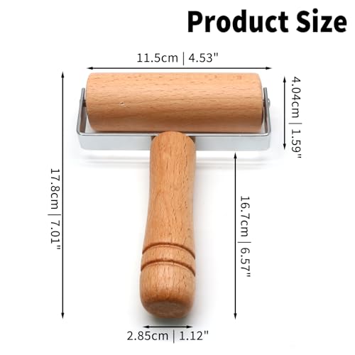Wooden Rolling Pin, T Square Type - style: Style 2