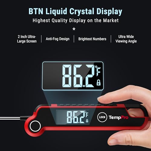 TempPro TempSwift 0.5 SEC Instant Read Meat Thermometer Digital