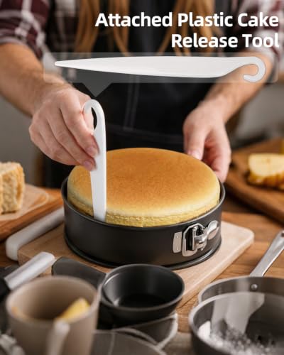 9 Inch Springform Pan, Nonstick Cheesecake Pan with Removable Bottom - size: 9 Inch