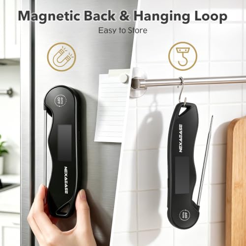Meat Thermometer Digital 0.3s Instant Read Food Thermometer ±0.5℉ Accuracy