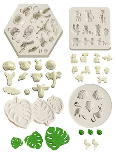 Adorable Animal Silicone Molds - Unleash Your Creativity with these Trendy Animal Chocolate Molds!(Gray)
