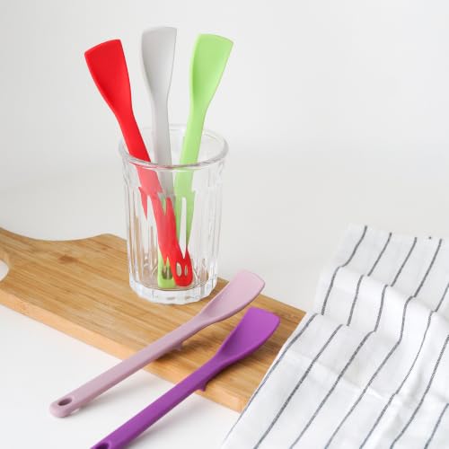 Silicone Mini Spatula 3-Piece Set - color: Cool Mix