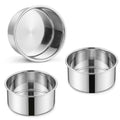 Homikit 4 Inch Round Cake Pan set of 3, Mini Layer Cake Baking Pans - size: 4 inch
