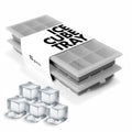 Ice Cube Tray with Lids, Small Silicone Molds for Cocktails & Drinks - color: Gray