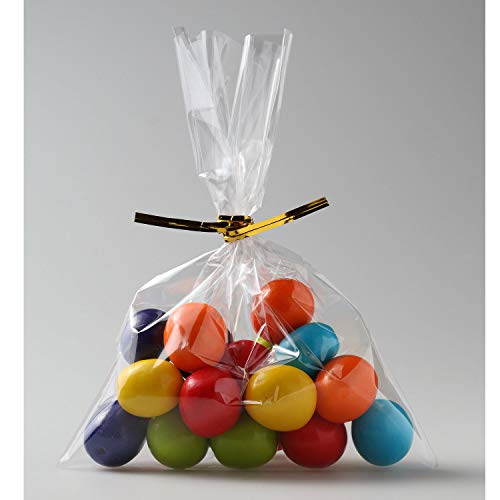 Morepack Cellophane Treat Bags 6x6 Inches 200 Pcs - size: 6x6 Inch (Pack of 200)