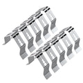 10 Pieces 3-Hole Probe Holder Clip, A Style Design