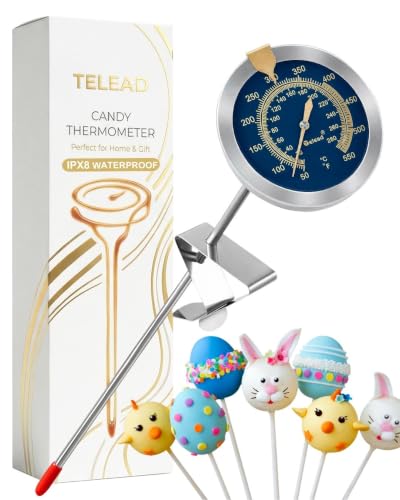 Waterproof Instant Read Candy Thermometer Blue - color: IPX8 Blue