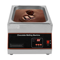 1 Tank Commercial Chocolate Melting Machine 500W 26.46lbs Stainless Steel Electric Chocolate Tempering Machine Chocolate Melter Pot w/ 32-203°F Temp Control, Digital Display for Butter Cream - size: 1 Tank, 500W, Digital Display