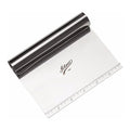Ateco Stainless Handle Bench Scraper, 5.9-Inches by 3-Inches, Stainless Steel - style: Rolled Stainless Handle